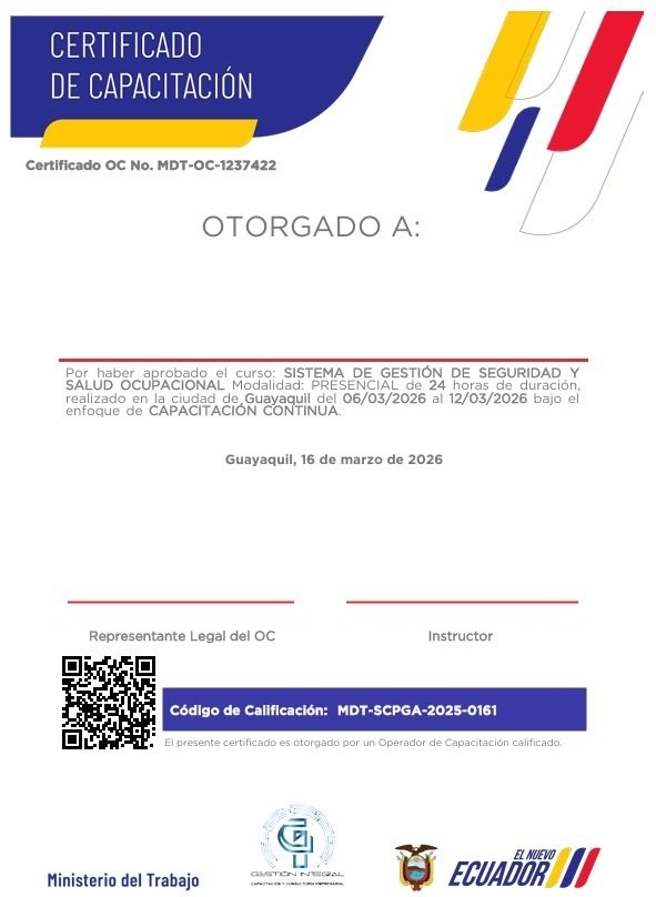 Certificado Oficial